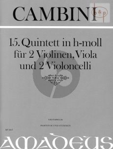 Quintet No.15 h-moll (Score/Parts)