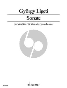 Ligeti Sonate Viola solo (1991 - 1994)