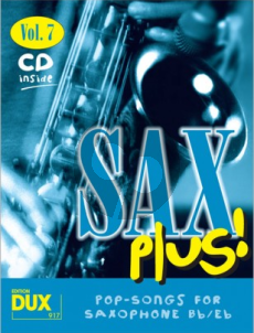 Album Sax Plus! Vol.7 - 8 World-Known Titles for Alto- or Tenor Saxophone (Book-Cd)