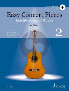 Easy Concert Pieces Vol. 2 Guitar (Book with Audio online) (edited by Peter Ansorge-Bruno Szordikowski and Martin Hegel)