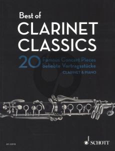 Best of Clarinet Classics Clarinet-Piano (20 Famous Concert Pieces edited by Rudolf Mauz)