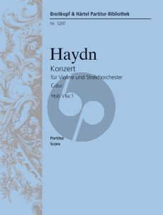 Haydn Konzert C-dur Hob VIIa:1 Violine und Orchster Partitur (Walter Heinz Bernstein)