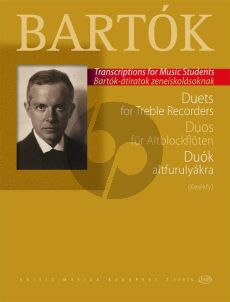 Bartok Duets for Treble Recorders (arr. Márton Kerékfy)