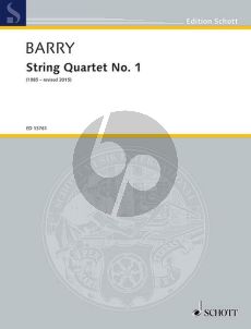 Barry Quartet No.1 (1985 - rev. 2015)2 Vi.-Va.-Vc. (Score/Parts)