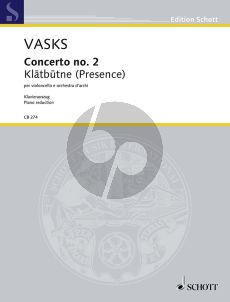 Vasks Concerto No.2 Violoncello-String Orch. (piano red.)