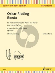 Rieding Rondo G-major Op.22 No.3 Violin-Piano