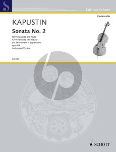 Kapustin Sonata No.2 Op.84 Violoncello-Piano