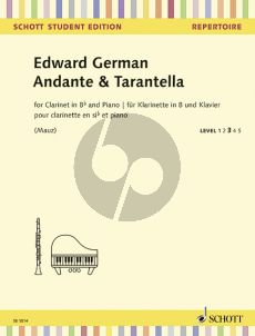 German Andante & Tarantella Clarinet[Bb] and Piano (edited by Rudolf Mauz)
