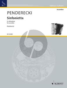 Penderecki Sinfonietta for Accordion (transcription based on the string trio by Maciej Frąckiewicz (2013)