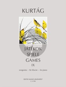 Kurtag Games (Spiele) Vol.9 Piano