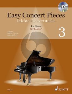 Easy Concert Pieces Vol.3 (41 Easy Pieces from 4 Centuries) (Bk-Cd) (edited by Monika Twelsiek and Rainer Mohrs)