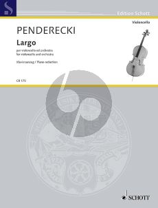 Penderecki Largo Violoncello and Orchestra (piano red.)