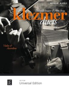 Klezmer Duets for Violin and Accordion (Score/Part) (edited by Deborah Strauss and Alan Bern)