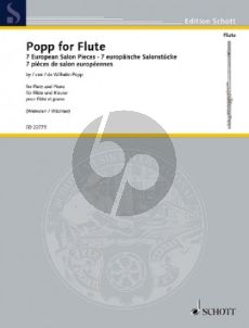Popp for Flute (7 European Salon Pieces by Wilhelm Popp) Flute-Piano (Weinzierl-Wachter)