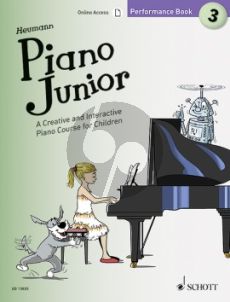 Heumann Piano Junior: Performance Book 3 (A Creative and Interactive Piano Course for Children) (Book with Audio online)