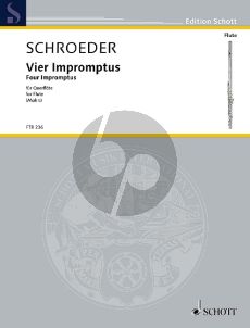 Schroeder 4 Impromptus Flute solo (edited by Rainer Mohrs)