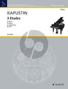 Kapustin 3 Etudes Op.67 Piano