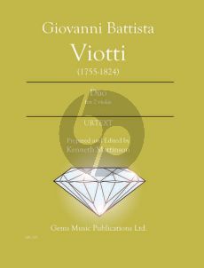 Viotti Duo pour 2 Violas (Prepared and Edited by Kenneth Martinson) (Urtext)