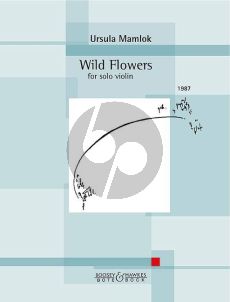 Mamlok Wild Flowers Violin and Piano (1987)