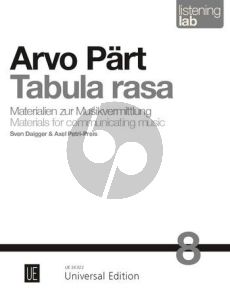 Arvo Part Tabula rasa - Listening Lab – Materials for communicating music (germ./engl.)