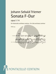 Triemer Sonata F-Dur Op. 1 No.4 Violoncello-Bc (Holger Best)