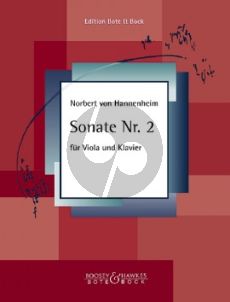 Hannenheim Sonate No. 2 Viola und Klavier (Albert Breier)