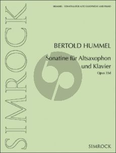 Hummel Sonatine Op. 35d Altsaxophon und Klavier