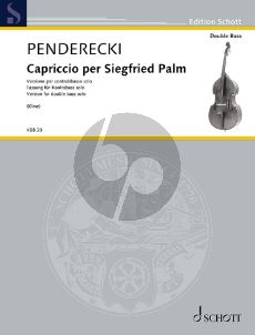 Penderecki Capriccio per Siegfried Palm Kontrabass solo (transcr. Matt Kline)