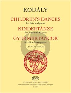 Kodaly Children's Dances Flute and Piano (transcr. Vilmos Bántai and Éva Bántainé-Sipos)