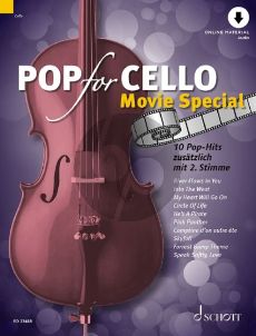 Pop for Cello - Movie Special 1 - 2 Cellos (Book with Audio online) (edited by Michael Zlanabitnig)