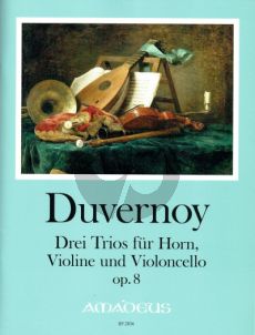 Duvernoy 3 Trios Op. 8 Horn-Violine und Violoncello (Part./Stimmen) (Yvonne Morgan)
