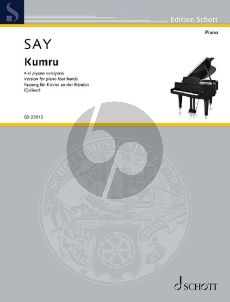 Say Kumru Op. 12 No. 2 Piano 4 hds (eddited by by Yudum Çetiner)