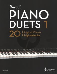 Best of Piano Duets vol.1 20 Original Pieces for Piano 4 Hands (Edited by Hans-Guenter Heumann) (Easy to Intermediate)