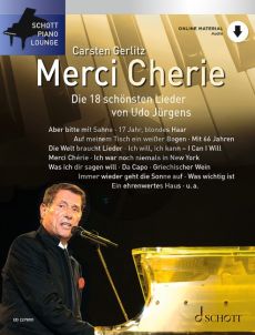 Jurgens Merci Chérie for Piano Solo (Book with Online Material) (Die 18 schönsten Lieder von Udo Jürgens)
