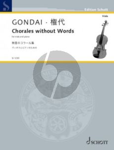 Gondai Chorales without Words Op. 185 for Viola and Piano