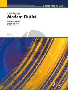 Zgraja Modern Flutist Vol. 2 2 Flutes (20 Duets)