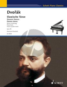 Dvorak Slawische Tanze Op.46 Klavier 4 Hd (Hermann-Twelsiek)