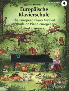 Emonts Europaische Klavierschule Vol.2 Book with Audio Online