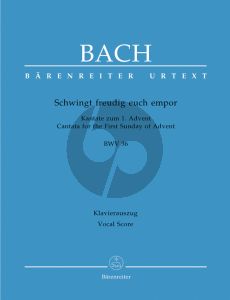 Bach J.S. Kantate BWV 36 Schwingt freudig euch empor Vocal Score (Cantata for the First of Advent Final version) (German)