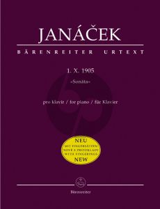 Janacek 1.X.1905 (Sonata) Piano solo (Barenreiter-Urtext)