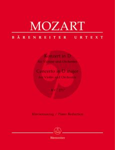 Mozart Concerto D-major KV 271 (271i) (Violin-Orch.) piano red. (Barenreiter)