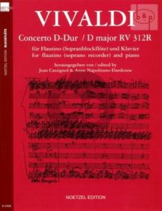 Concerto D-major RV 312R (Flautino/Soprano Rec.)