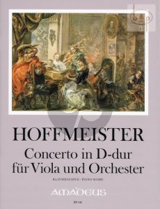 Hoffmeister Concerto D-major Viola-Orchestra Full Score (edited by Yvonne Morgan)