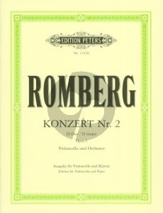 Romberg Concerto No.2 D-major Op.3 for Violoncello and Piano (Edited by Hans Munch-Holland)