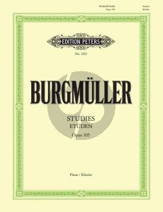 Burgmuller  12 Etuden Op.105 fur Klavier (Ruthardt)