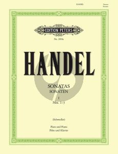 Handel Sonaten Vol.1 No. 1 - 3 Flöte und Klavier (Schwedler)