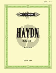 Haydn Klavier Sonaten Vol.1Klavier (Herausgegeben von Carl Adolf Martienssen) (Peters)