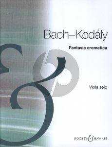 Bach Fantasia Chromatica Transcribed for Viola by Zoltan Kodaly (Edited by William Primrose)