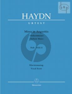 Haydn Missa in Angustiis (Nelsonmesse) (Hob.XXII:11) Soli-Choir-Orchestra Vocal Score (Barenreiter-Urtext)