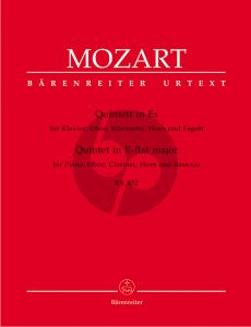 Mozart Quintett Es-dur KV 452 Klavier-Oboe-Klarinette-Horn und Fagott (Part./Stimmen) (Hellmut Federhofer)